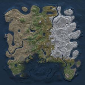 Thumbnail Rust Map: Procedural Map, Size: 4250, Seed: 1621480377, 17 Monuments