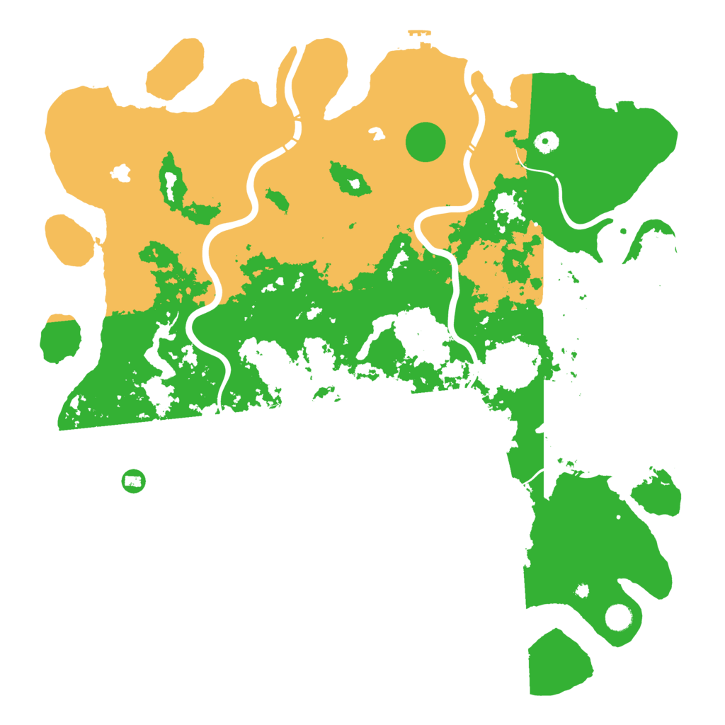 Biome Rust Map: Procedural Map, Size: 4800, Seed: 1184015571
