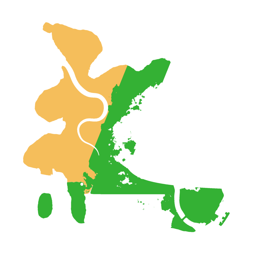 Biome Rust Map: Procedural Map, Size: 2500, Seed: 459950089