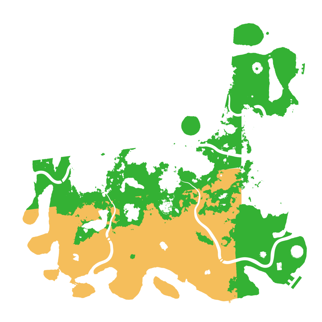 Biome Rust Map: Procedural Map, Size: 4500, Seed: 1339973815