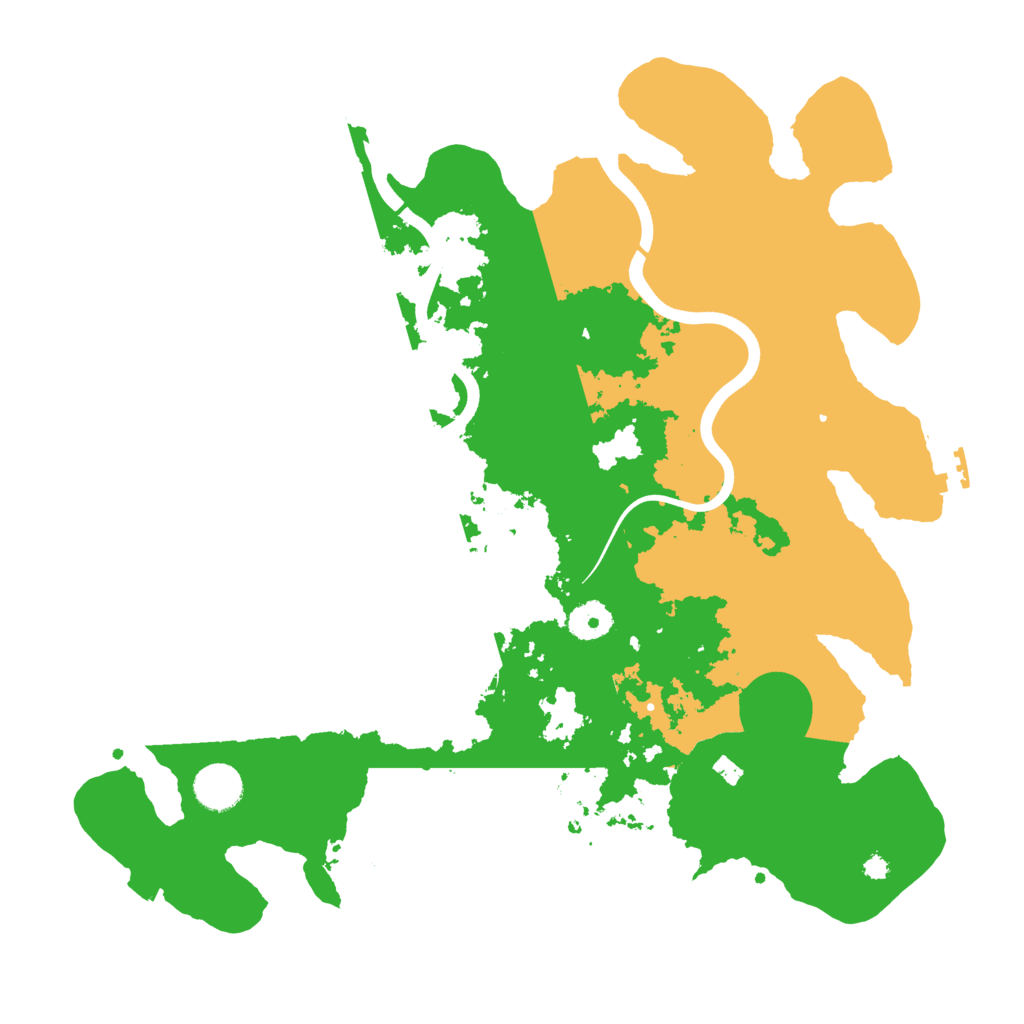 Biome Rust Map: Procedural Map, Size: 3800, Seed: 16426