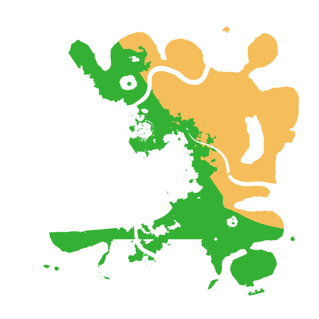 Biome Rust Map: Procedural Map, Size: 3000, Seed: 758315608