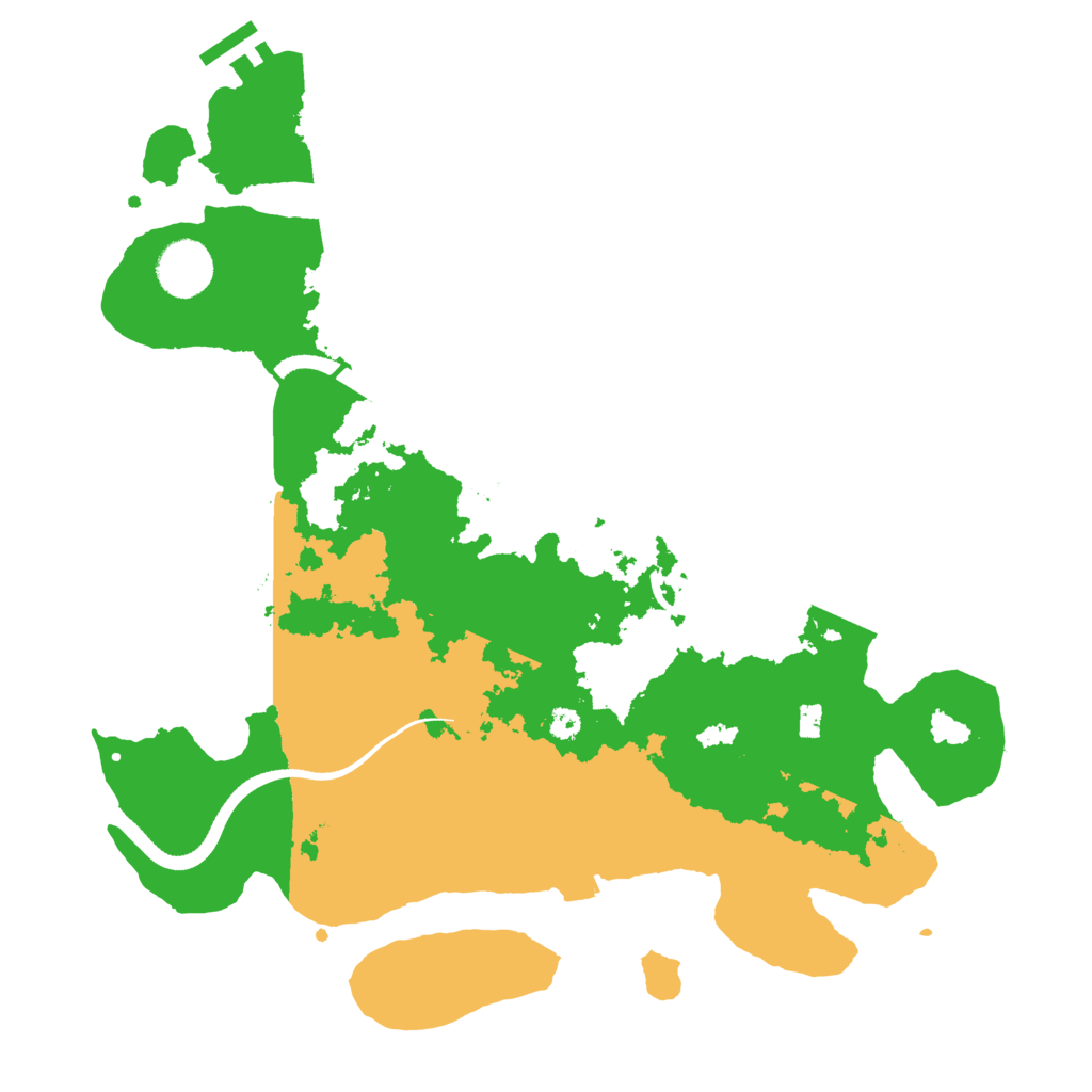 Biome Rust Map: Procedural Map, Size: 3500, Seed: 185740906