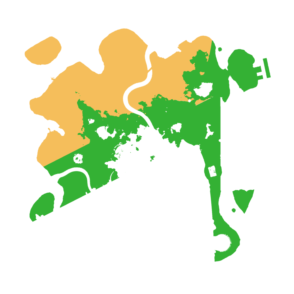 Biome Rust Map: Procedural Map, Size: 3000, Seed: 74435