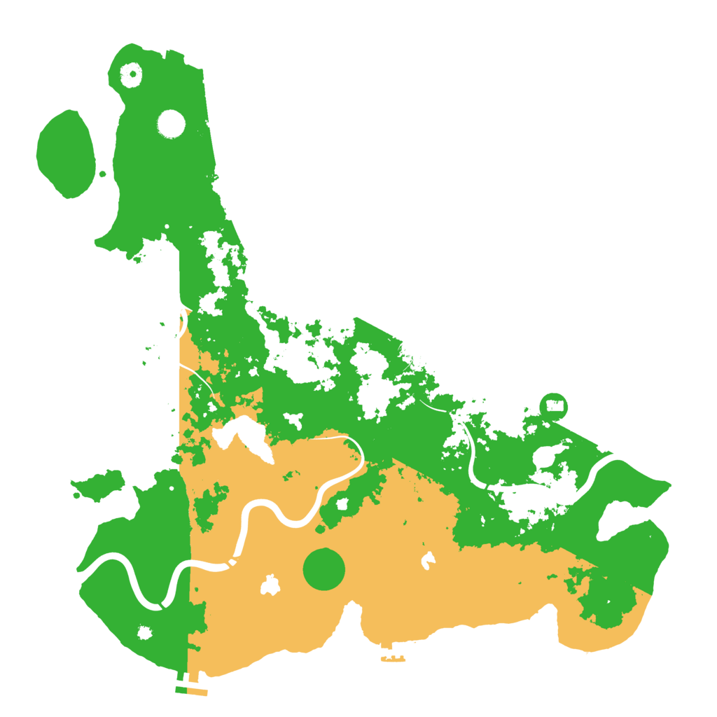 Biome Rust Map: Procedural Map, Size: 4500, Seed: 1427476521