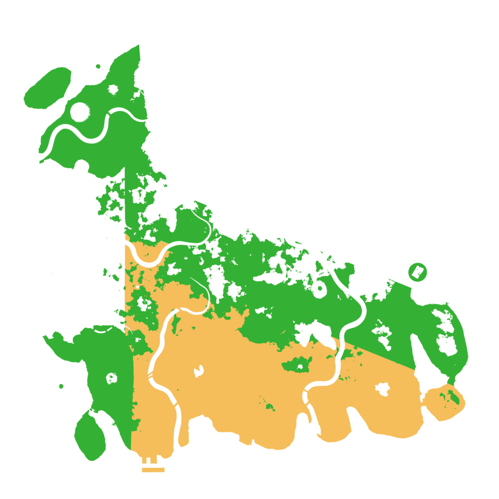 Biome Rust Map: Procedural Map, Size: 4500, Seed: 546457536