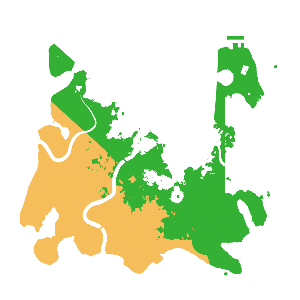 Biome Rust Map: Procedural Map, Size: 3500, Seed: 503515406