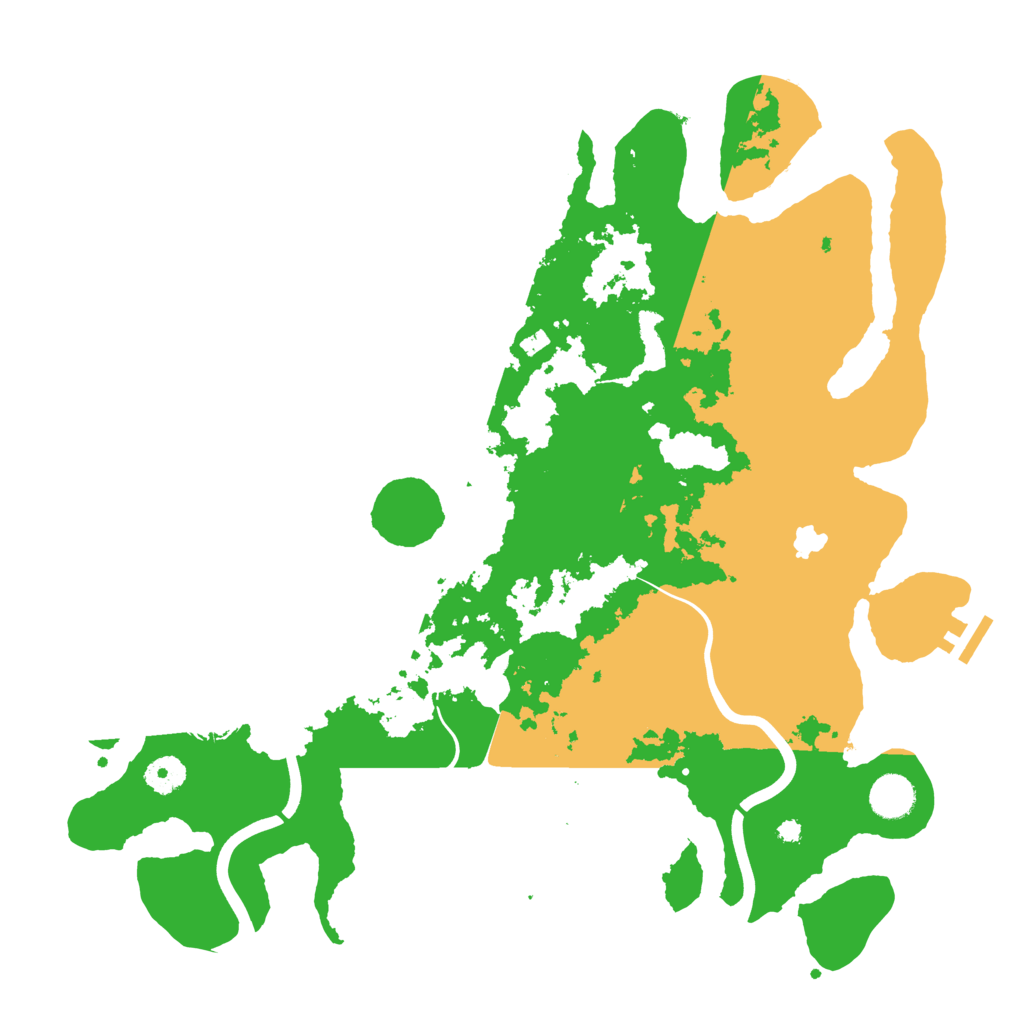 Biome Rust Map: Procedural Map, Size: 4000, Seed: 1722588192