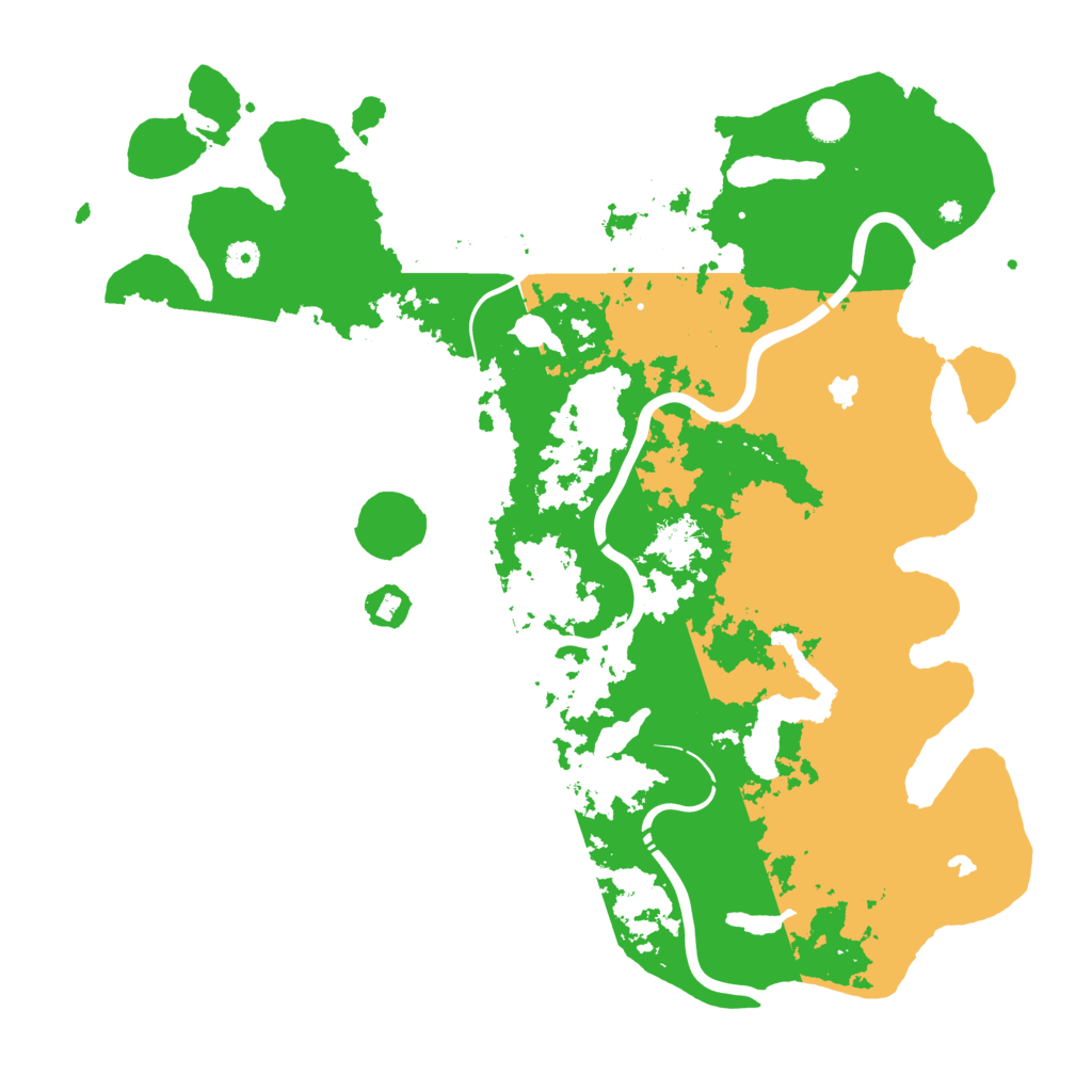 Biome Rust Map: Procedural Map, Size: 4500, Seed: 63270079
