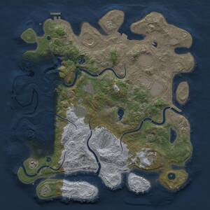 Thumbnail Rust Map: Procedural Map, Size: 4250, Seed: 1877089288, 15 Monuments