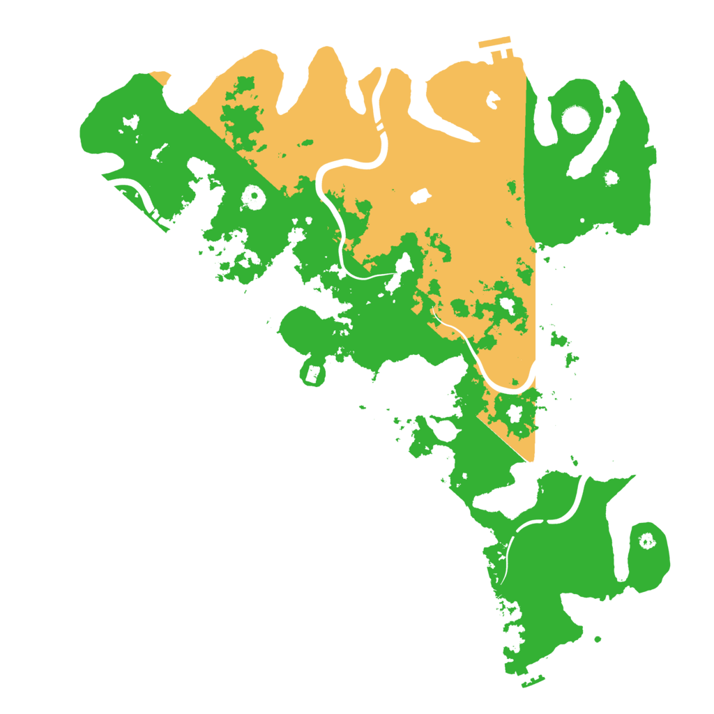 Biome Rust Map: Procedural Map, Size: 4500, Seed: 16165