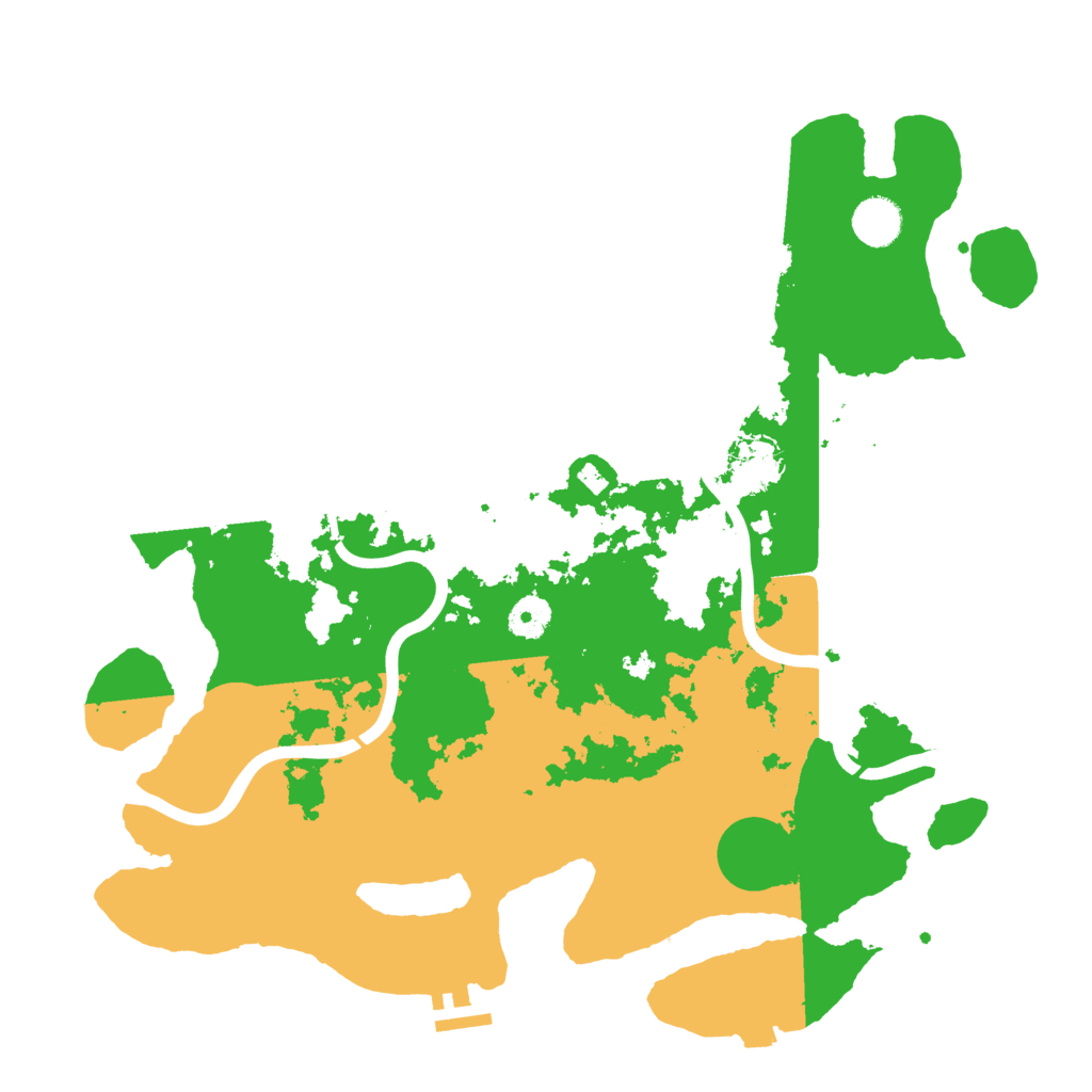 Biome Rust Map: Procedural Map, Size: 3900, Seed: 45699