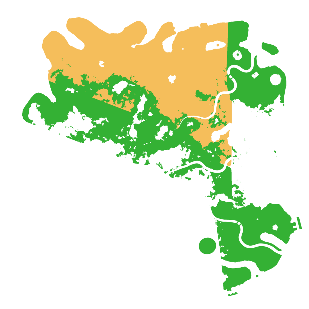 Biome Rust Map: Procedural Map, Size: 5000, Seed: 4162026