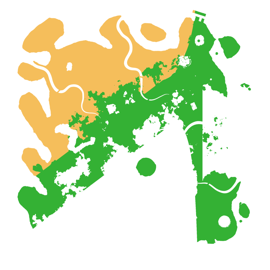 Biome Rust Map: Procedural Map, Size: 4000, Seed: 155771331