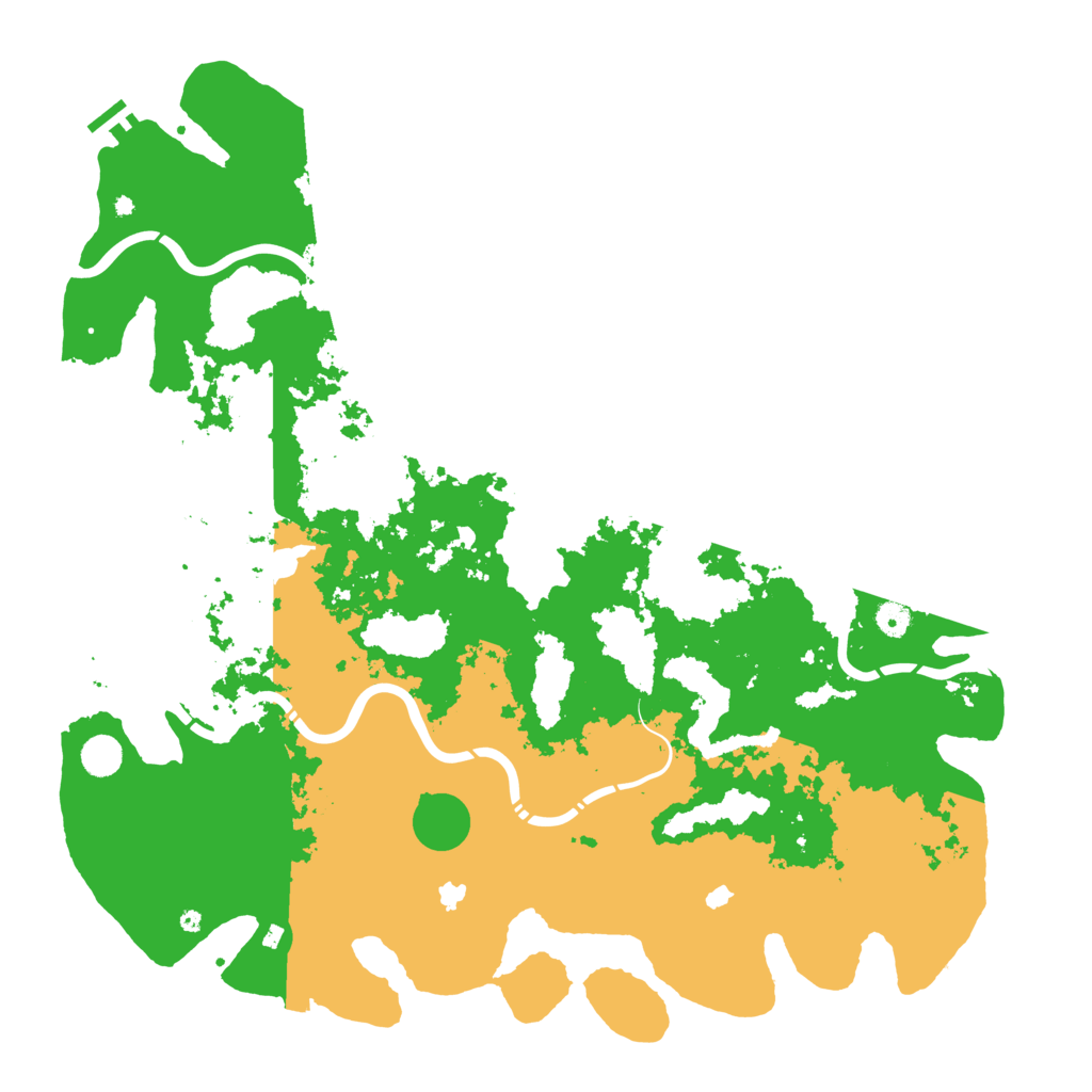 Biome Rust Map: Procedural Map, Size: 5000, Seed: 664233841