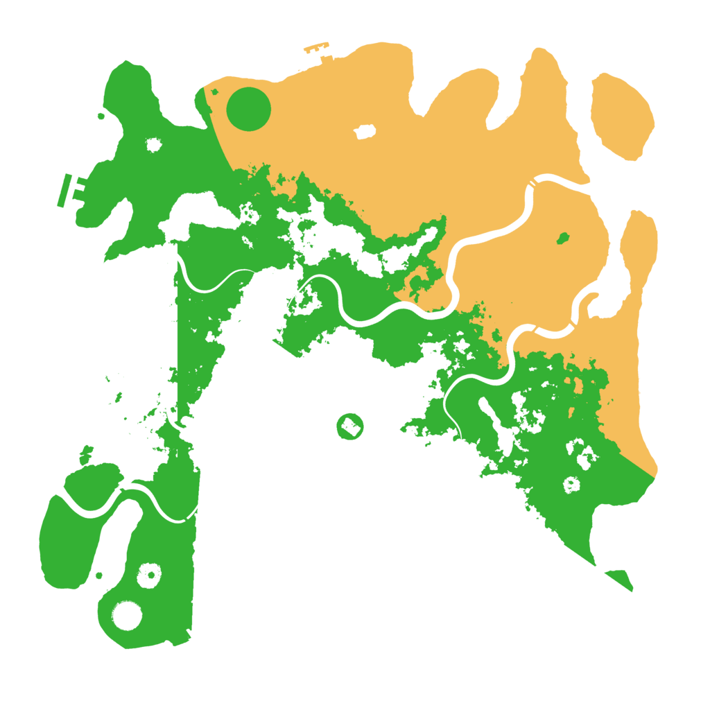 Biome Rust Map: Procedural Map, Size: 4250, Seed: 1555341345