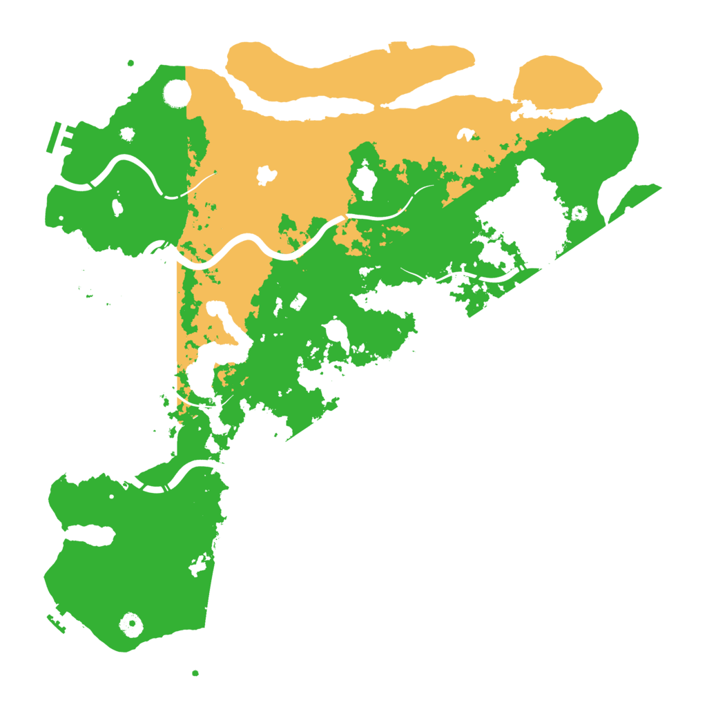Biome Rust Map: Procedural Map, Size: 4500, Seed: 1805815624