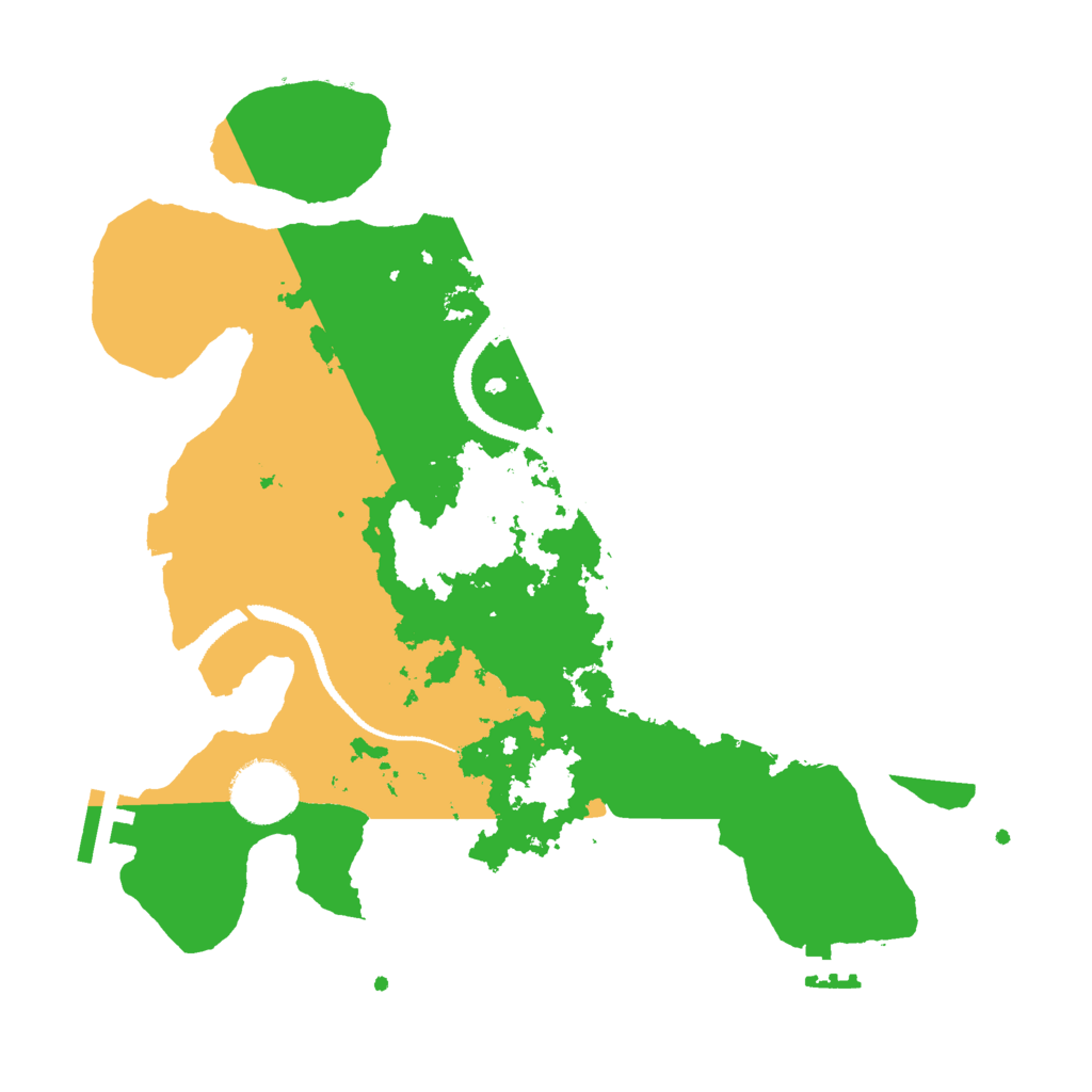 Biome Rust Map: Procedural Map, Size: 3000, Seed: 29917
