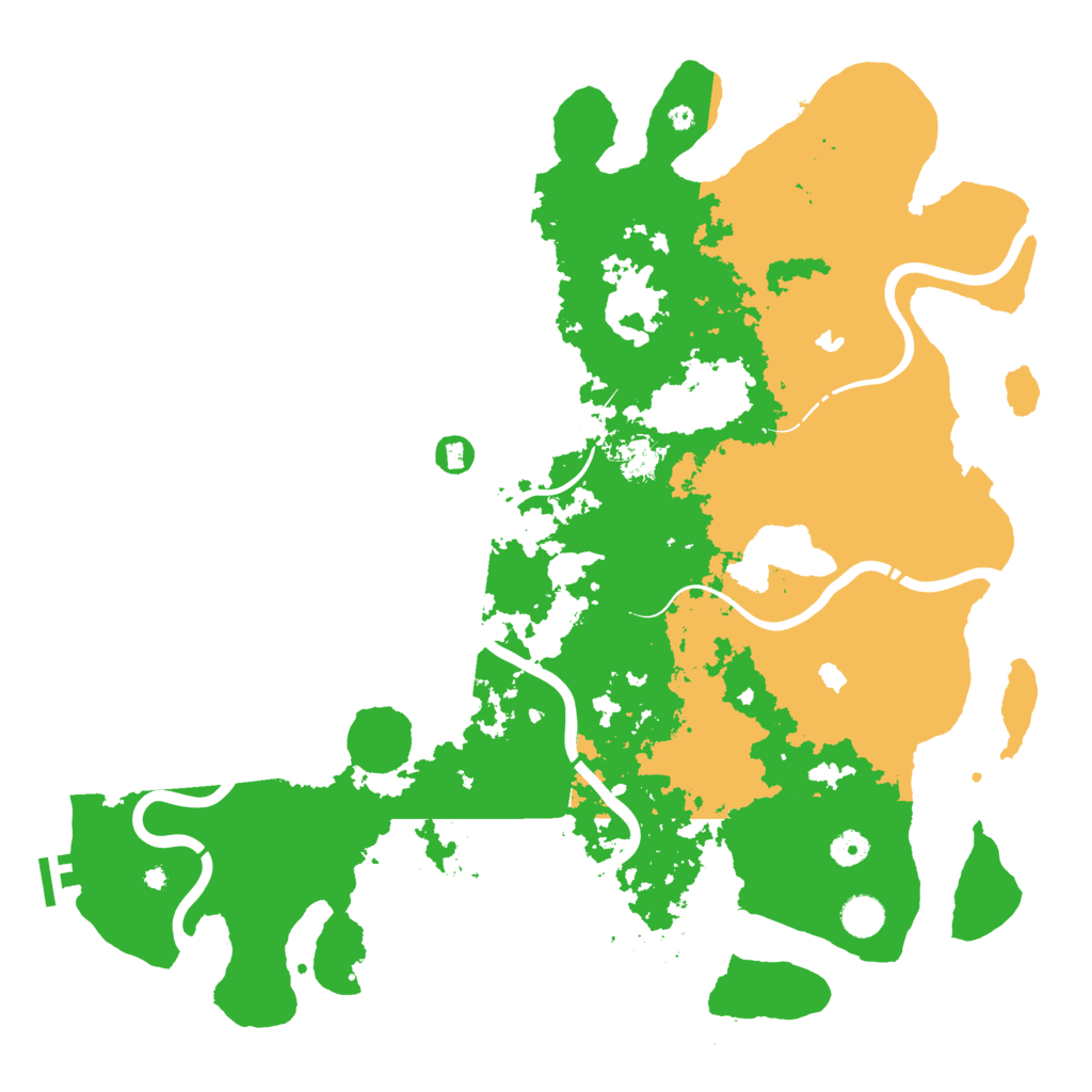 Biome Rust Map: Procedural Map, Size: 4500, Seed: 15398