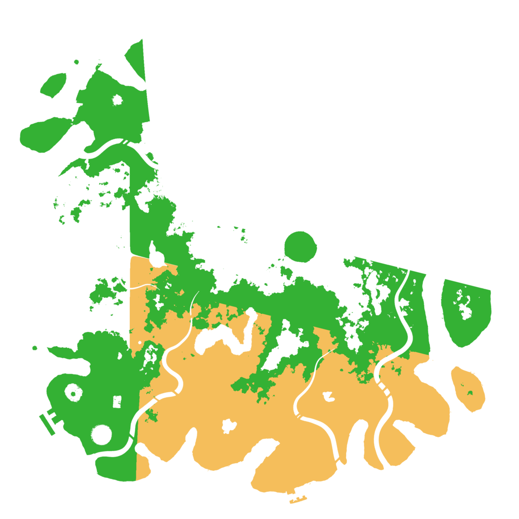 Biome Rust Map: Procedural Map, Size: 4500, Seed: 36231211
