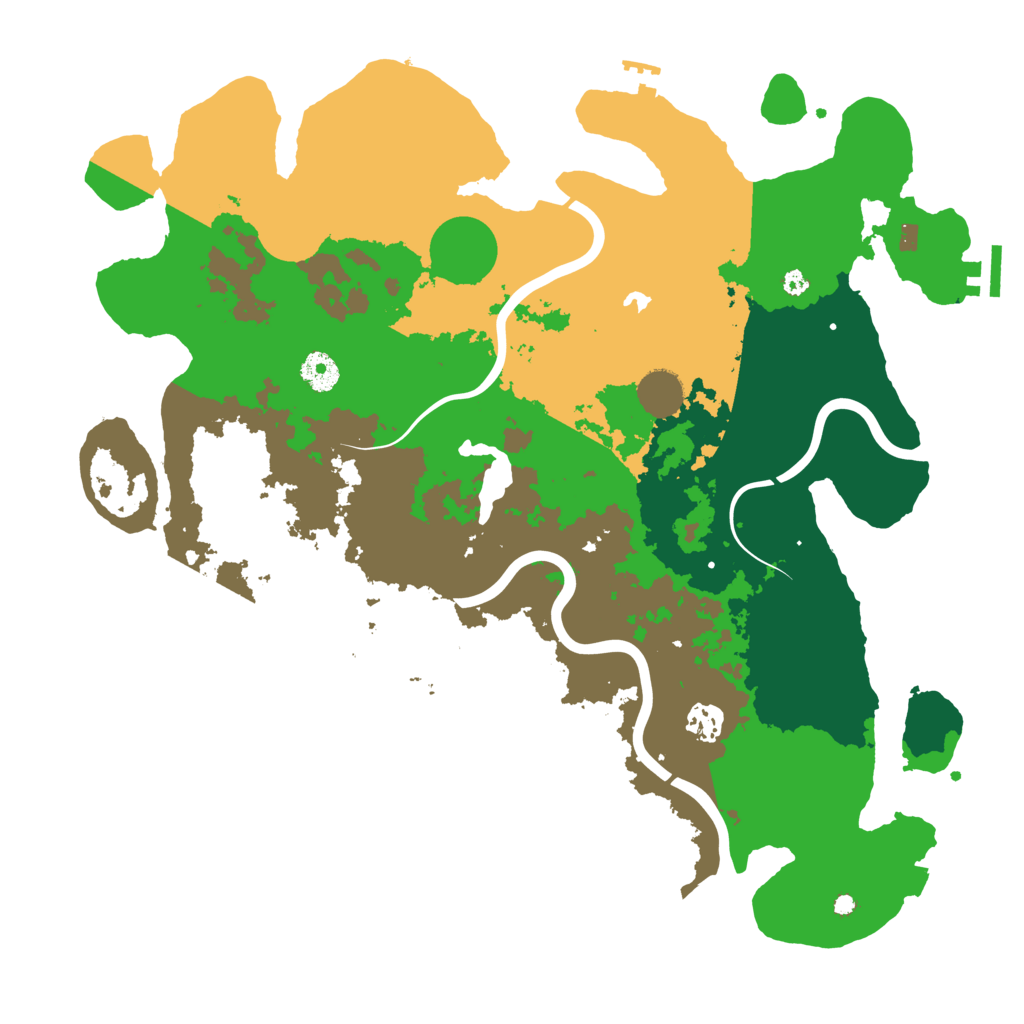 Biome Rust Map: Procedural Map, Size: 4000, Seed: 972732537