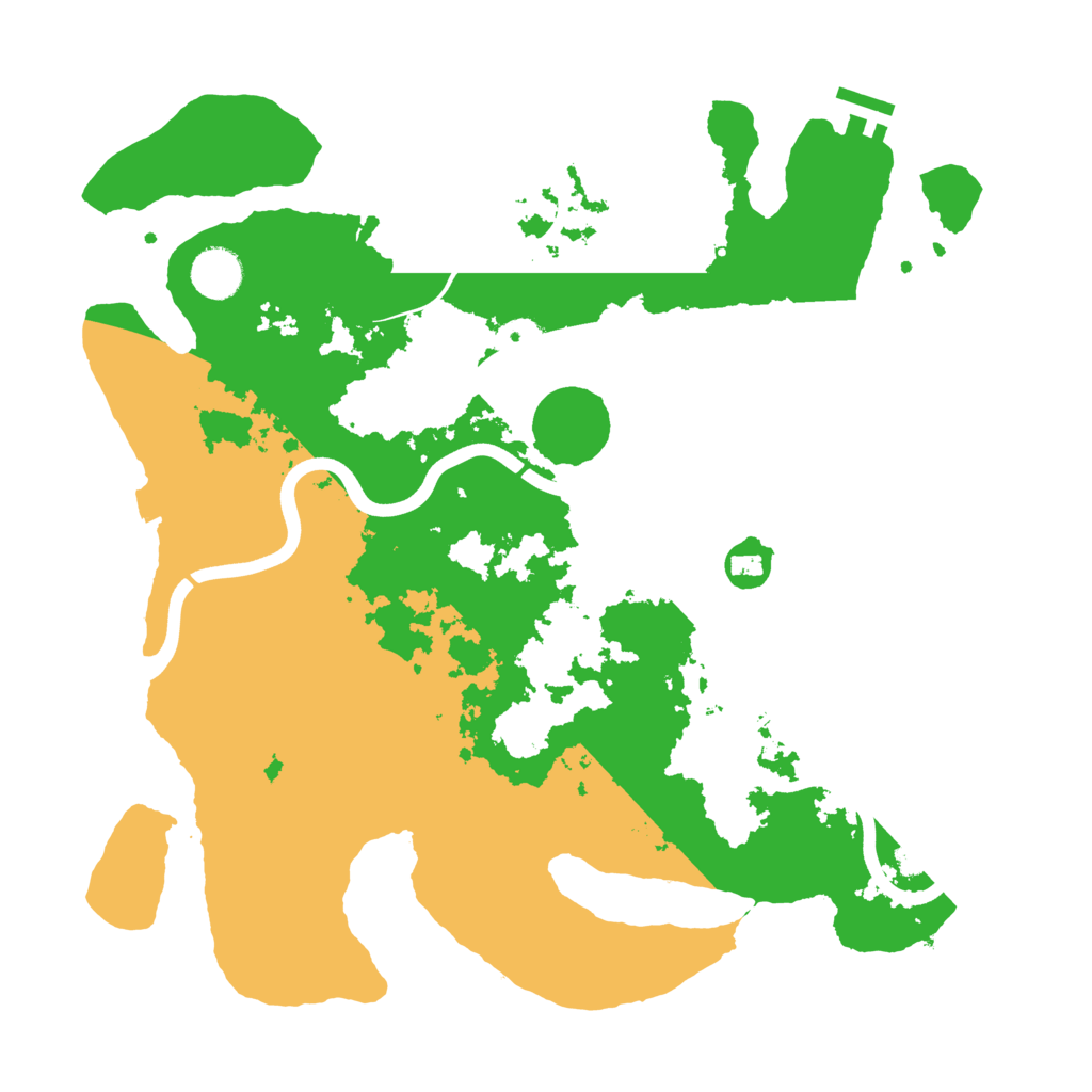 Biome Rust Map: Procedural Map, Size: 3750, Seed: 1542066710
