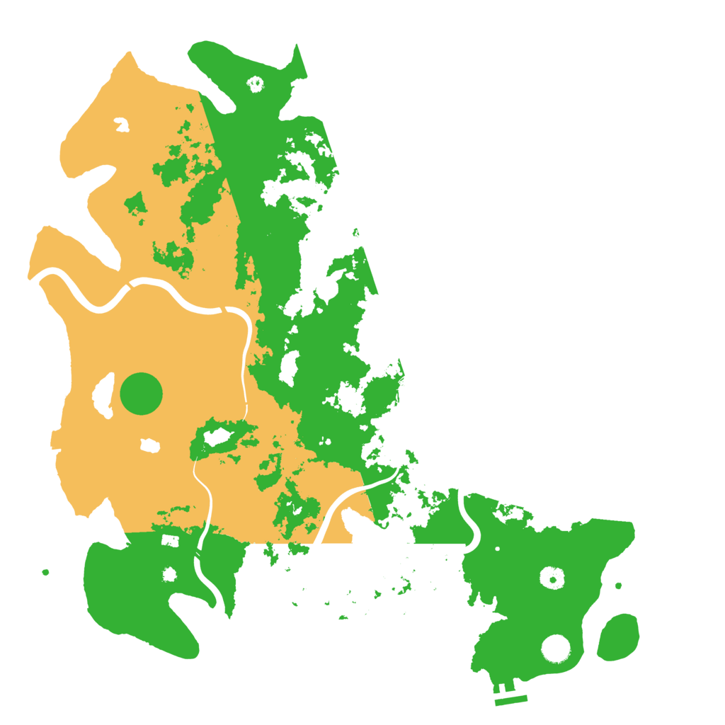 Biome Rust Map: Procedural Map, Size: 4500, Seed: 282218629