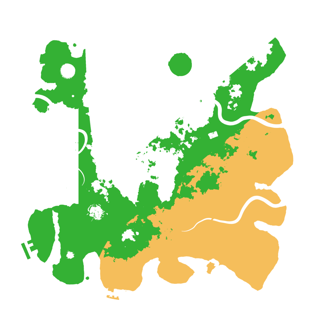 Biome Rust Map: Procedural Map, Size: 3750, Seed: 29013090