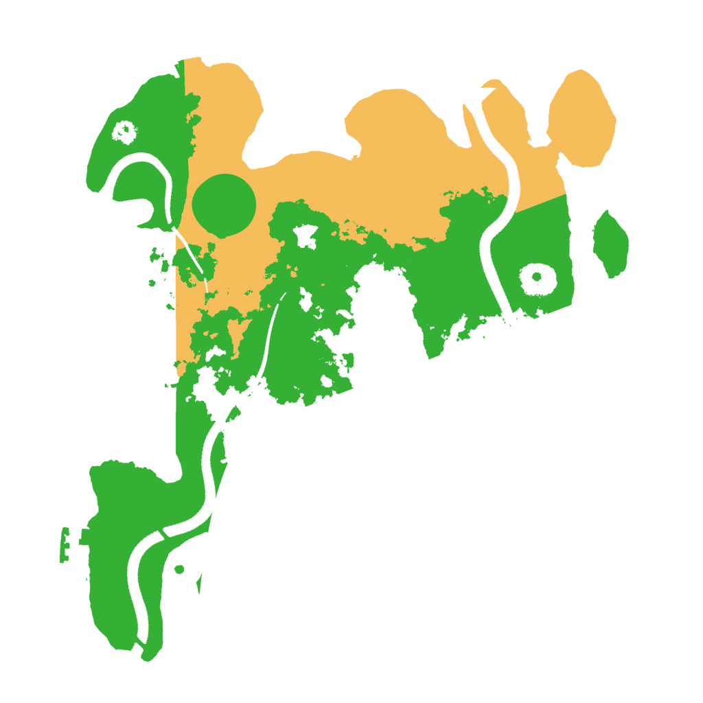 Biome Rust Map: Procedural Map, Size: 3000, Seed: 1949142072