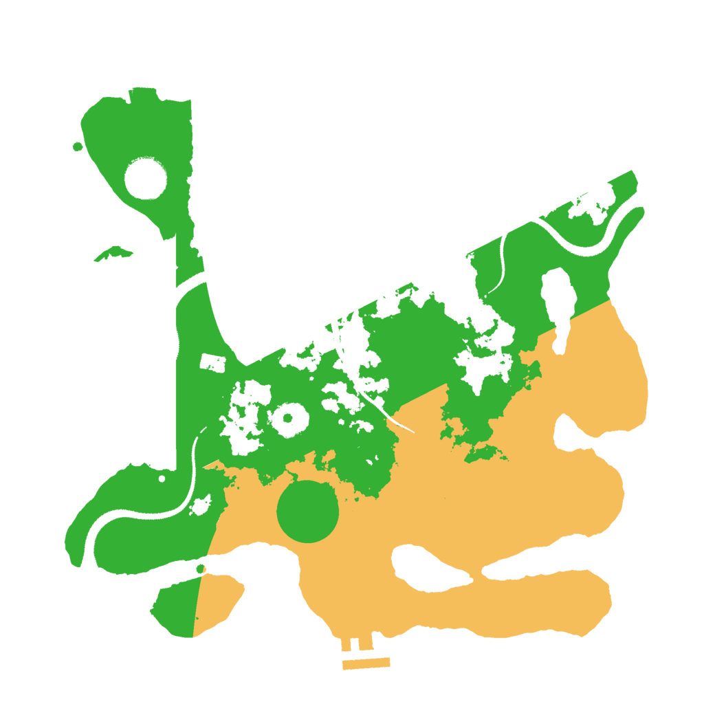 Biome Rust Map: Procedural Map, Size: 3000, Seed: 122839266