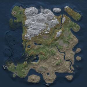Thumbnail Rust Map: Procedural Map, Size: 4250, Seed: 1440114481, 16 Monuments