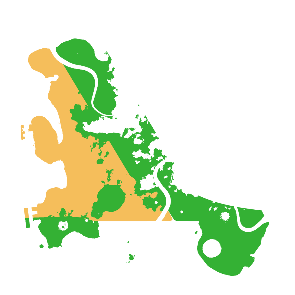 Biome Rust Map: Procedural Map, Size: 3000, Seed: 45345342