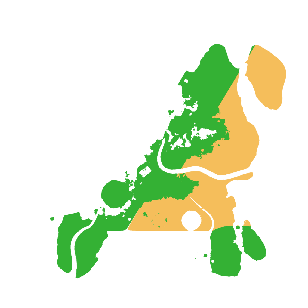 Biome Rust Map: Procedural Map, Size: 3000, Seed: 1063848546