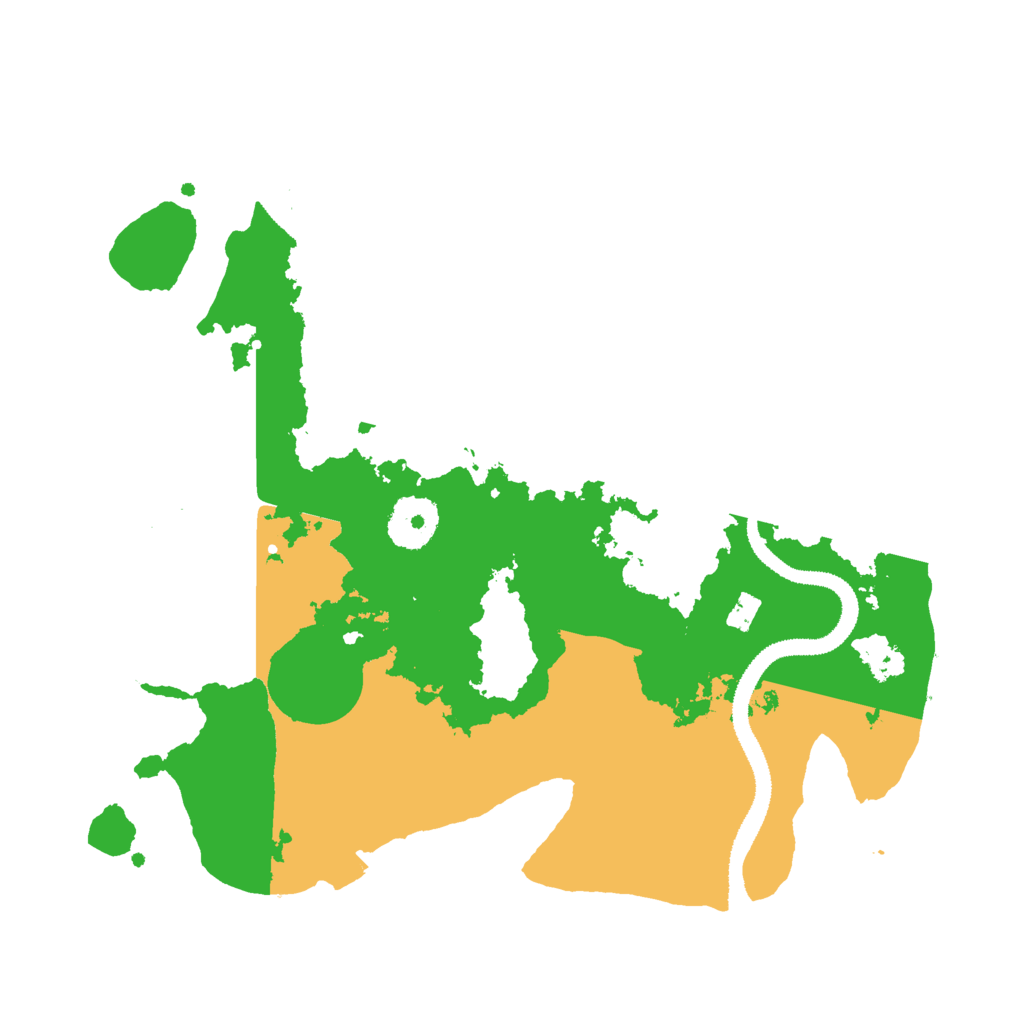 Biome Rust Map: Procedural Map, Size: 3000, Seed: 32513003