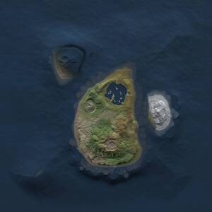 Thumbnail Rust Map: Procedural Map, Size: 1500, Seed: 870612821, 2 Monuments