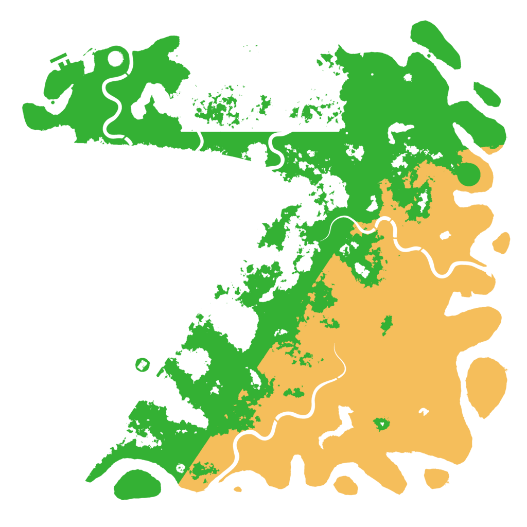 Biome Rust Map: Procedural Map, Size: 6000, Seed: 32095