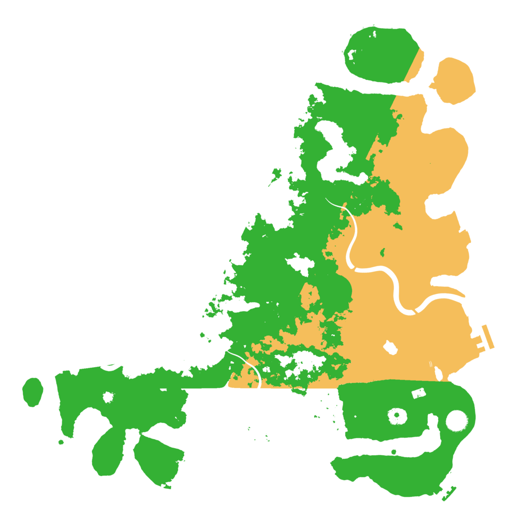 Biome Rust Map: Procedural Map, Size: 4250, Seed: 45397834