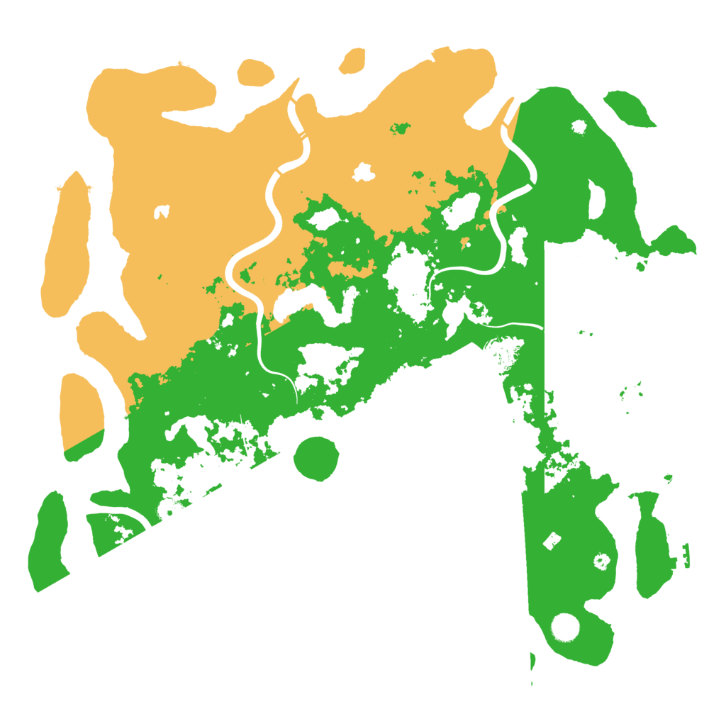 Biome Rust Map: Procedural Map, Size: 4500, Seed: 10316933