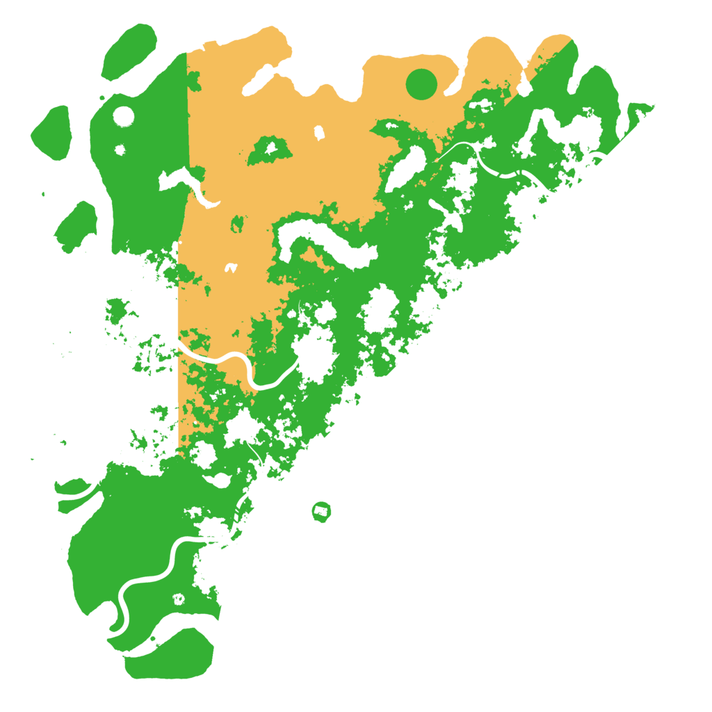 Biome Rust Map: Procedural Map, Size: 6000, Seed: 1480354947