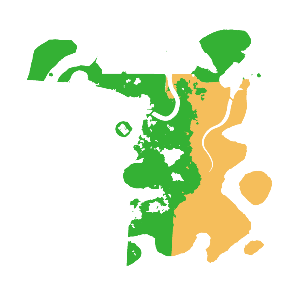 Biome Rust Map: Procedural Map, Size: 3050, Seed: 426759437