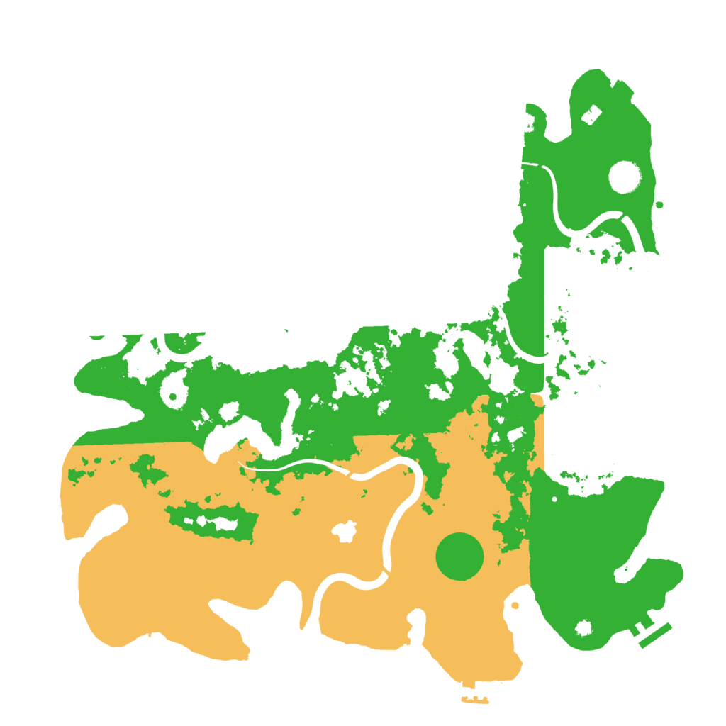 Biome Rust Map: Procedural Map, Size: 4000, Seed: 736324810