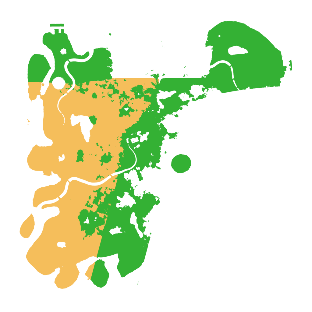 Biome Rust Map: Procedural Map, Size: 4500, Seed: 457634667
