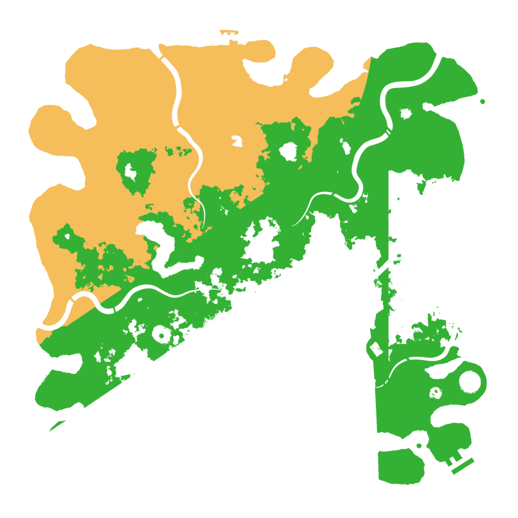 Biome Rust Map: Procedural Map, Size: 4250, Seed: 2008739138