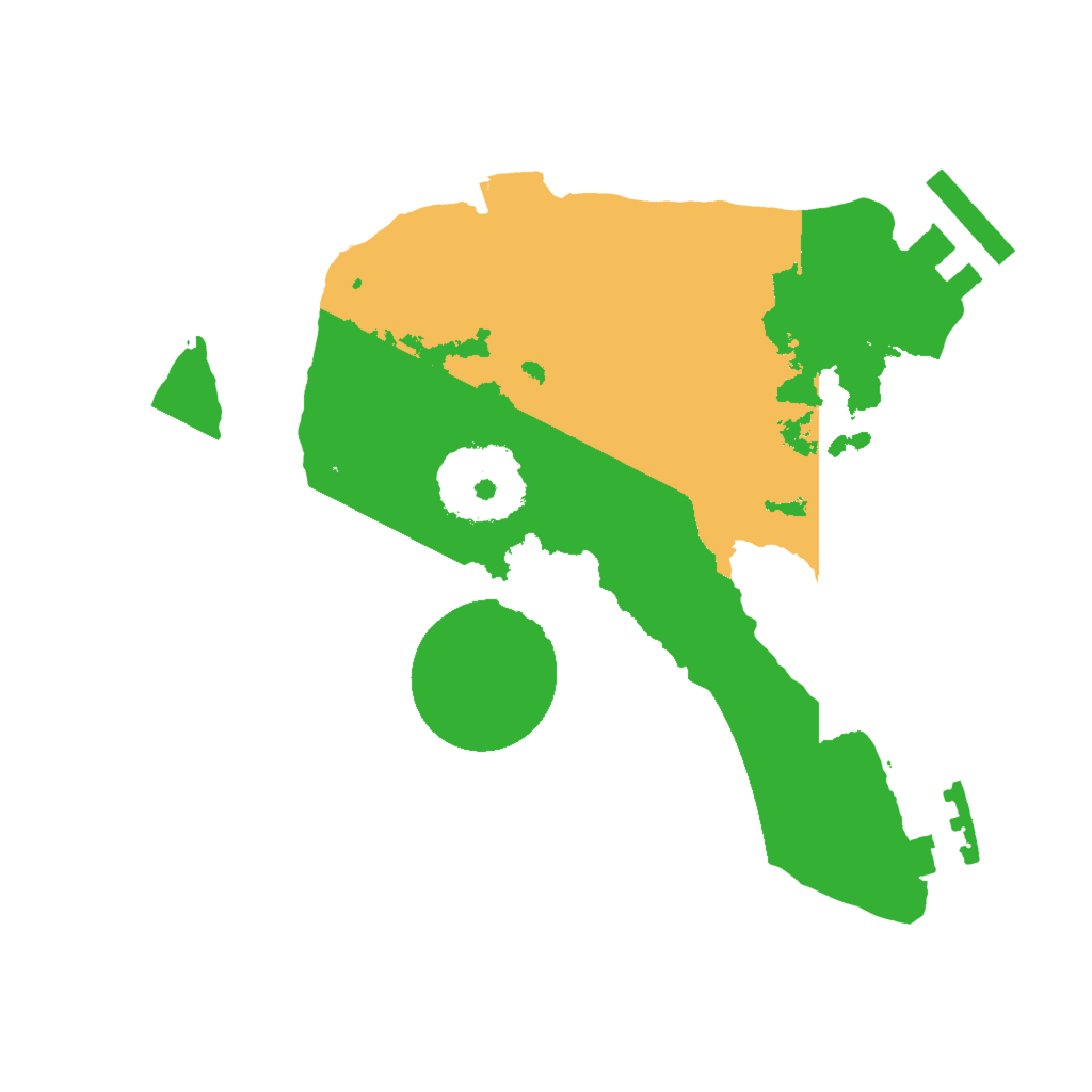Biome Rust Map: Procedural Map, Size: 2000, Seed: 345756