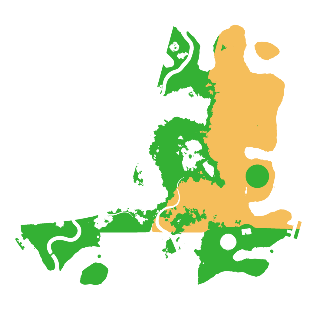 Biome Rust Map: Procedural Map, Size: 3500, Seed: 5261994