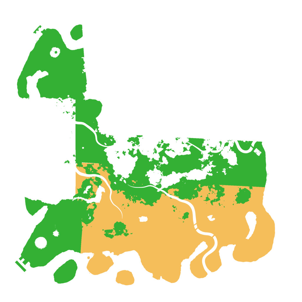 Biome Rust Map: Procedural Map, Size: 4500, Seed: 45234