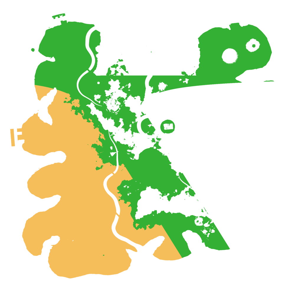 Biome Rust Map: Procedural Map, Size: 3500, Seed: 698916529