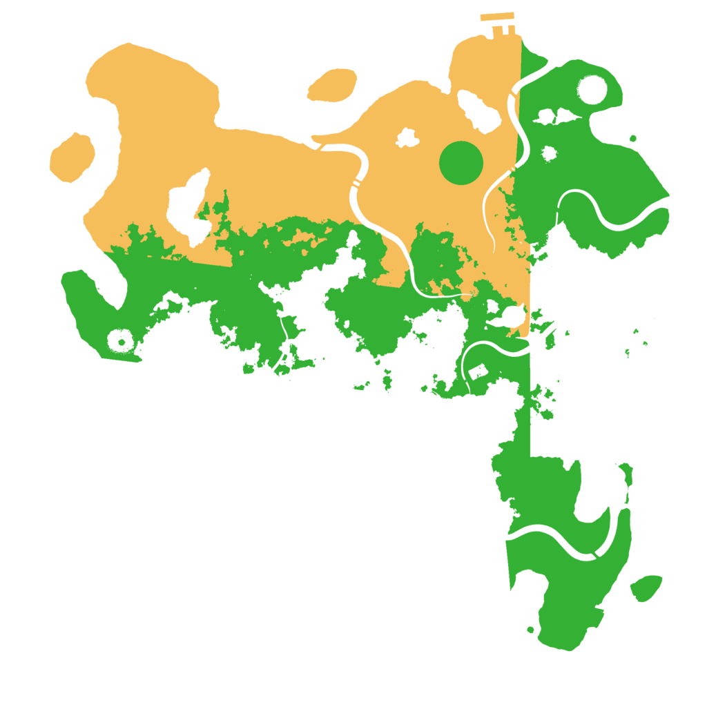 Biome Rust Map: Procedural Map, Size: 4250, Seed: 1021586983