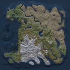 Thumbnail Rust Map: Procedural Map, Size: 4250, Seed: 1640289441, 15 Monuments