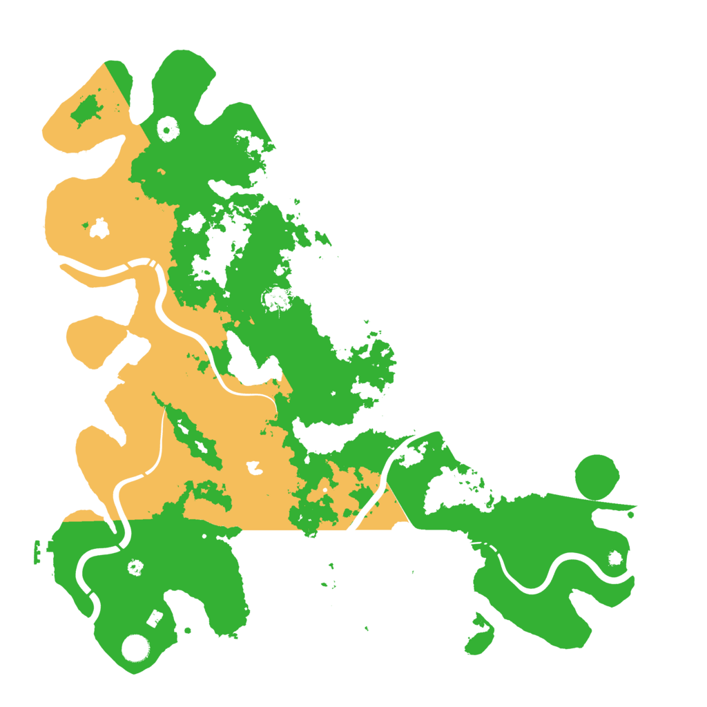 Biome Rust Map: Procedural Map, Size: 4500, Seed: 71478785